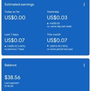 AdSense Screenshot